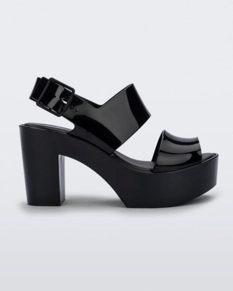 Melissa Tacones Mule Sandal Mujer Negras España | zuJQvjMD