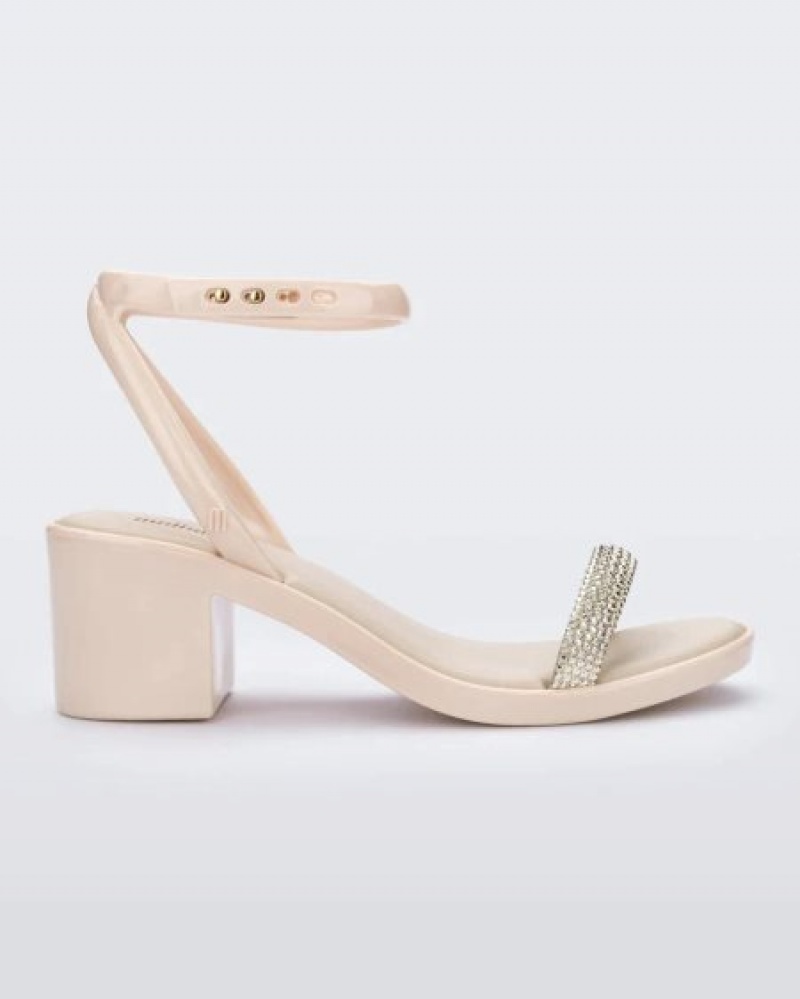 Melissa Tacones Shiny Mujer Beige España | ybviyz9P