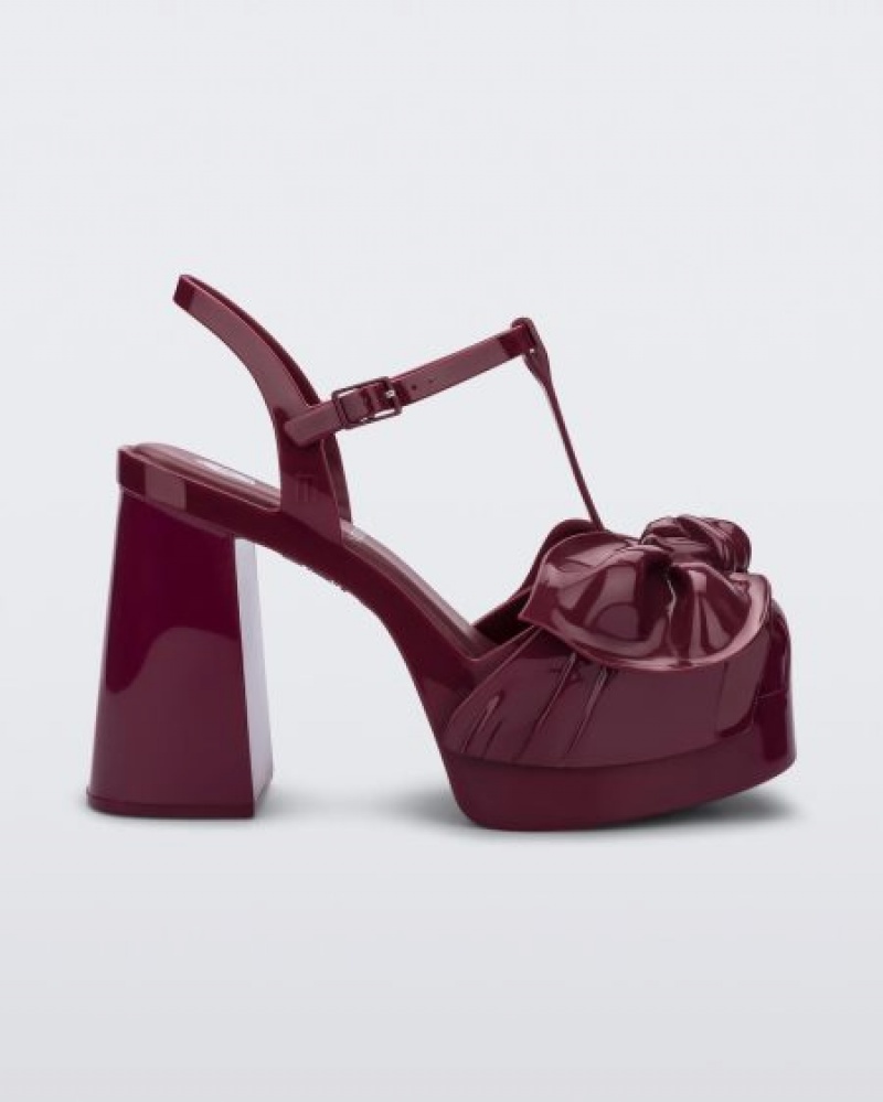 Melissa Tacones Tie Party Heel Mujer Rojas España | vTbCBvcE