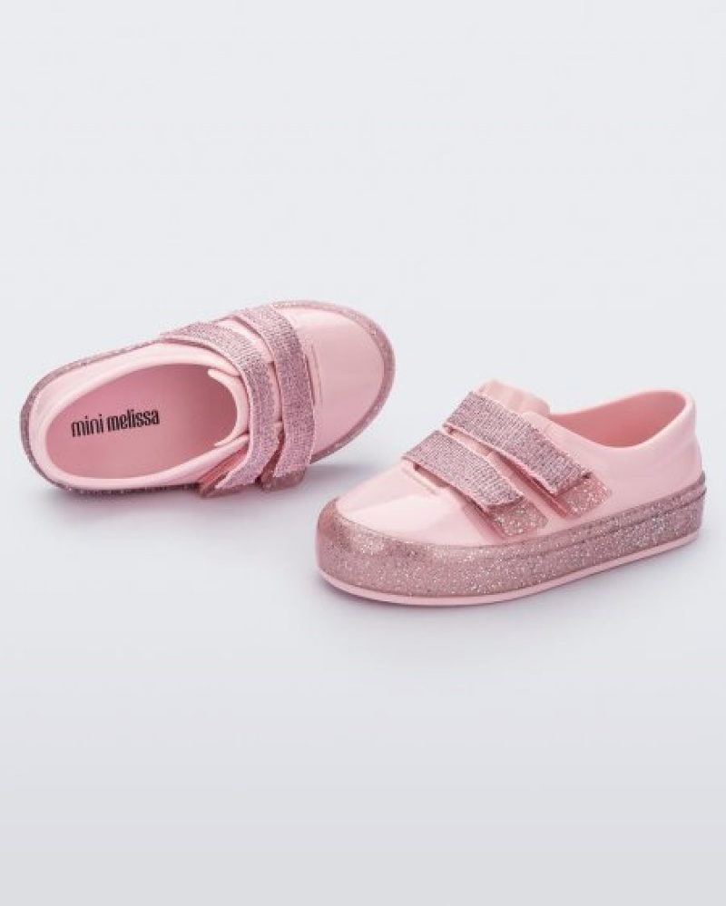 Mini Melissa Zapatillas Beanny Bugs Bebe Pink/Pink Glitter España | 11S8T8AK