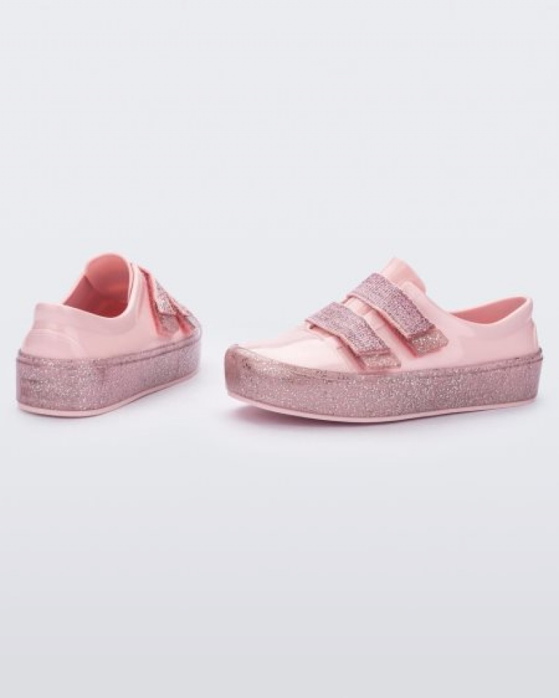 Mini Melissa Zapatillas Beanny Bugs Niños Pink/Pink Glitter España | Nf4OUV2N