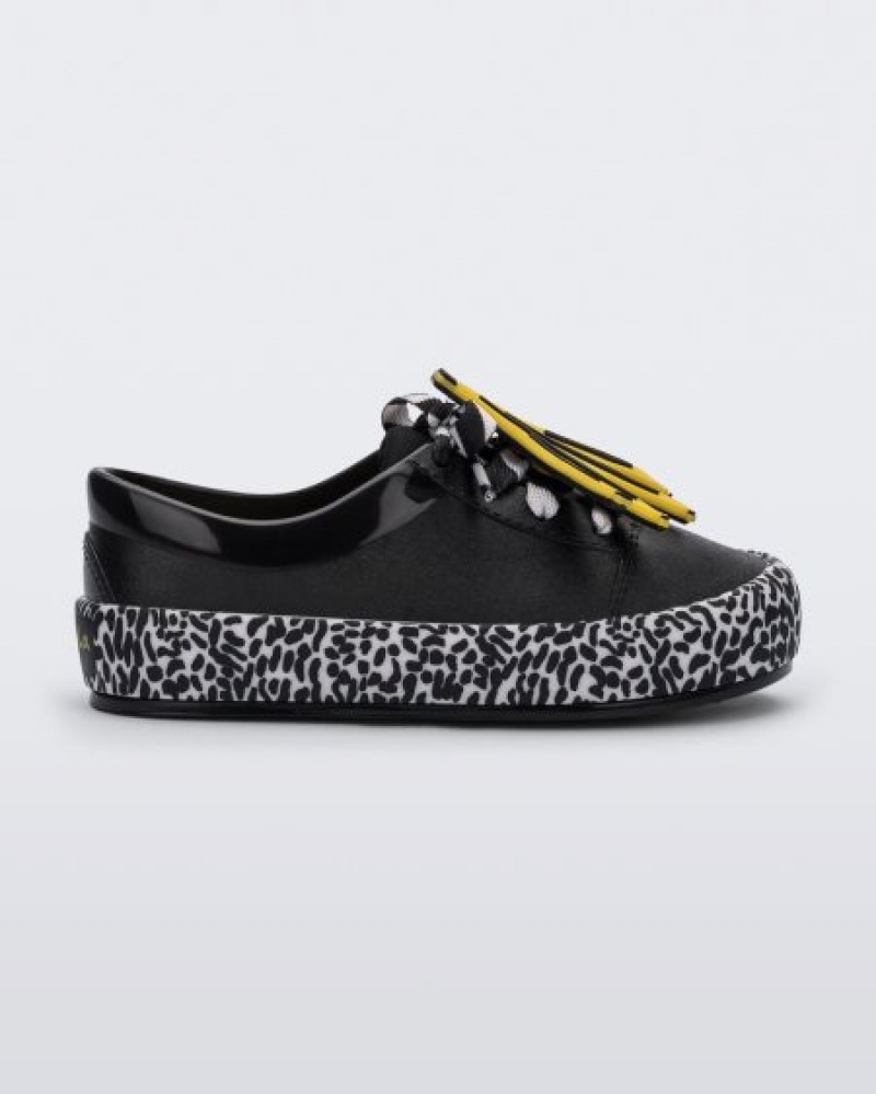 Mini Melissa Zapatillas Calle Bebe Negras España | irQZVEM3