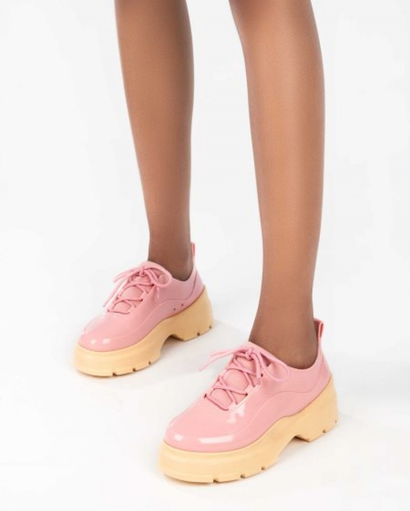 Melissa Zapatillas Funky Mujer Yellow/Pink España | PsFHQjKj