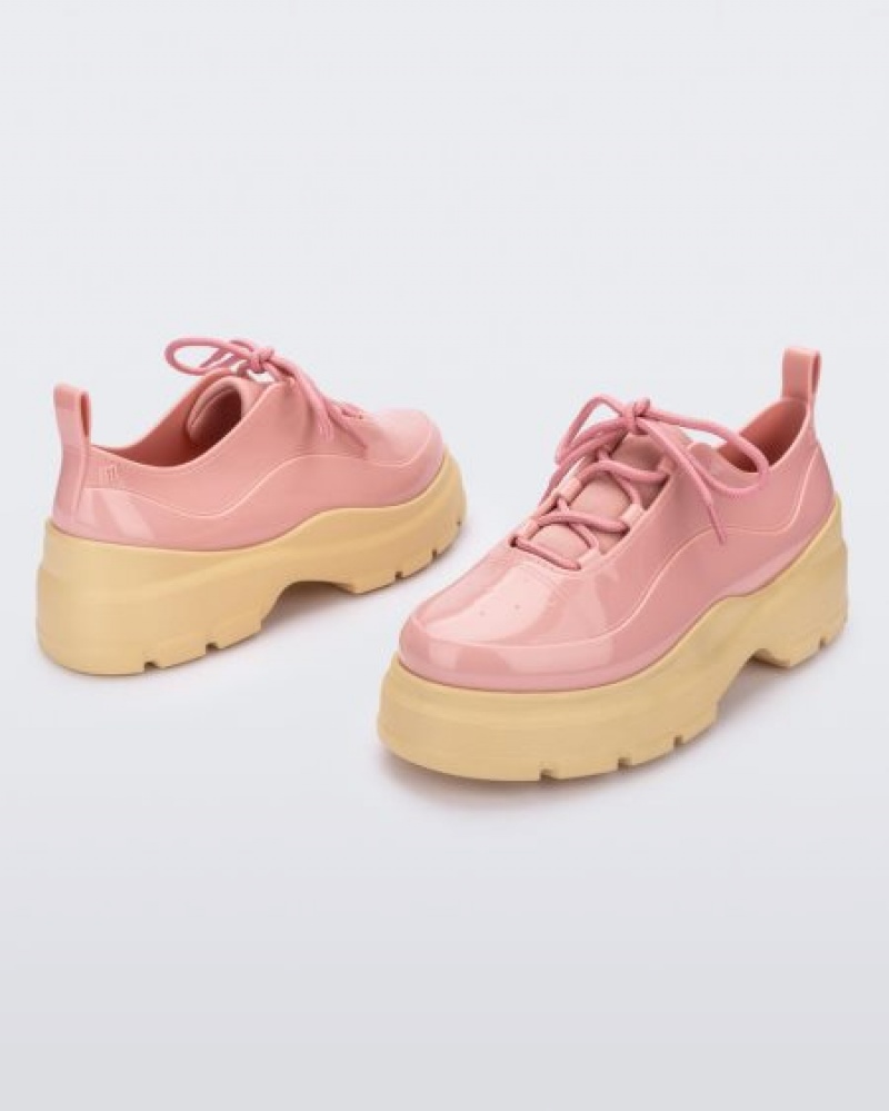 Melissa Zapatillas Funky Mujer Yellow/Pink España | PsFHQjKj