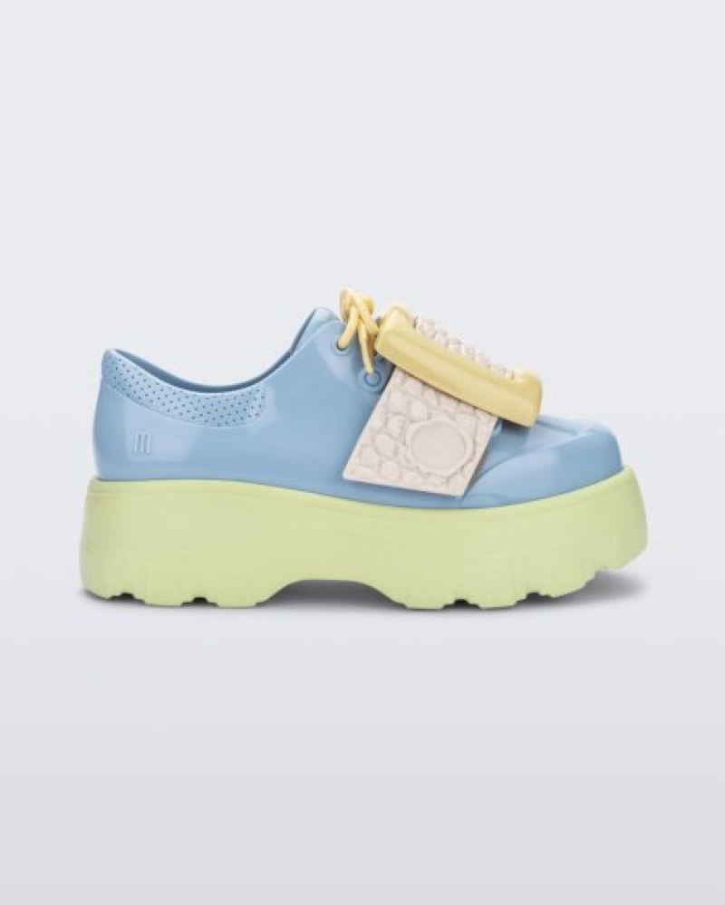 Melissa Zapatillas Hebilla Up Kick Off Mujer Green/Blue/Yellow España | OAI1utBo