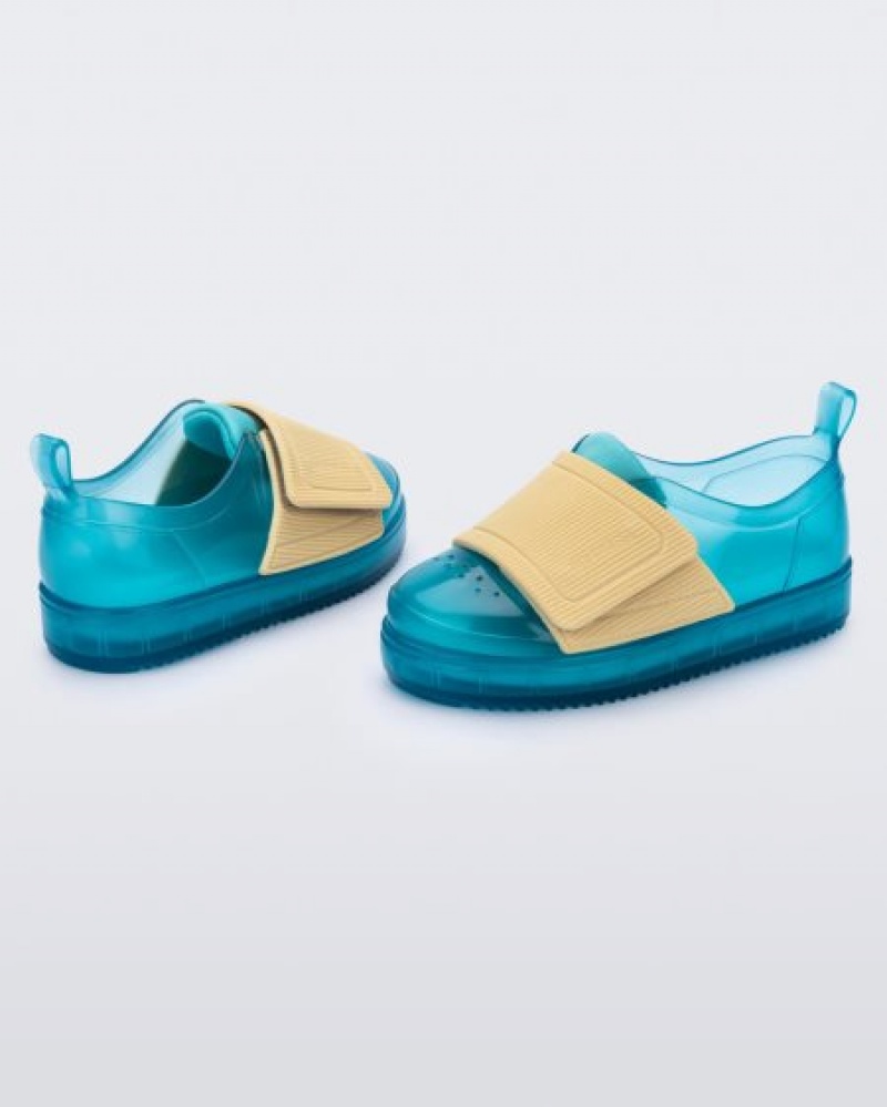 Mini Melissa Zapatillas Jelly Pop Sneaker Bebe Blue/Yellow España | Dkj2trDU